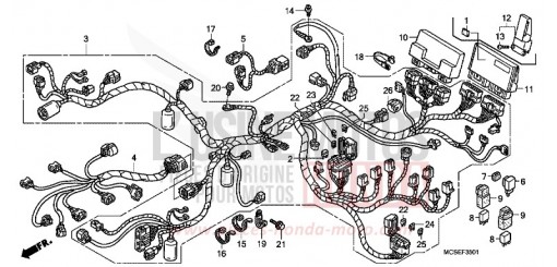 FAISCEAU DES FILS (ST1300A) ST1300A9 de 2009